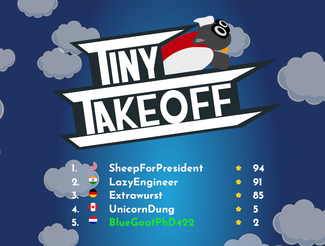 tinytakeoff flags example